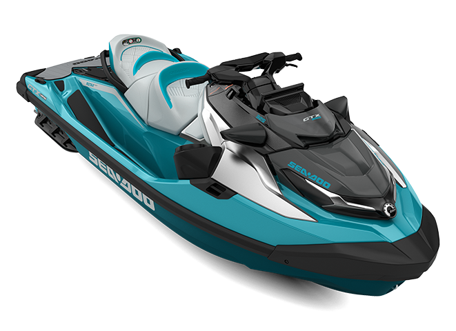 гідроцикл GTX LTD 325 в бірюзовому кольорі
