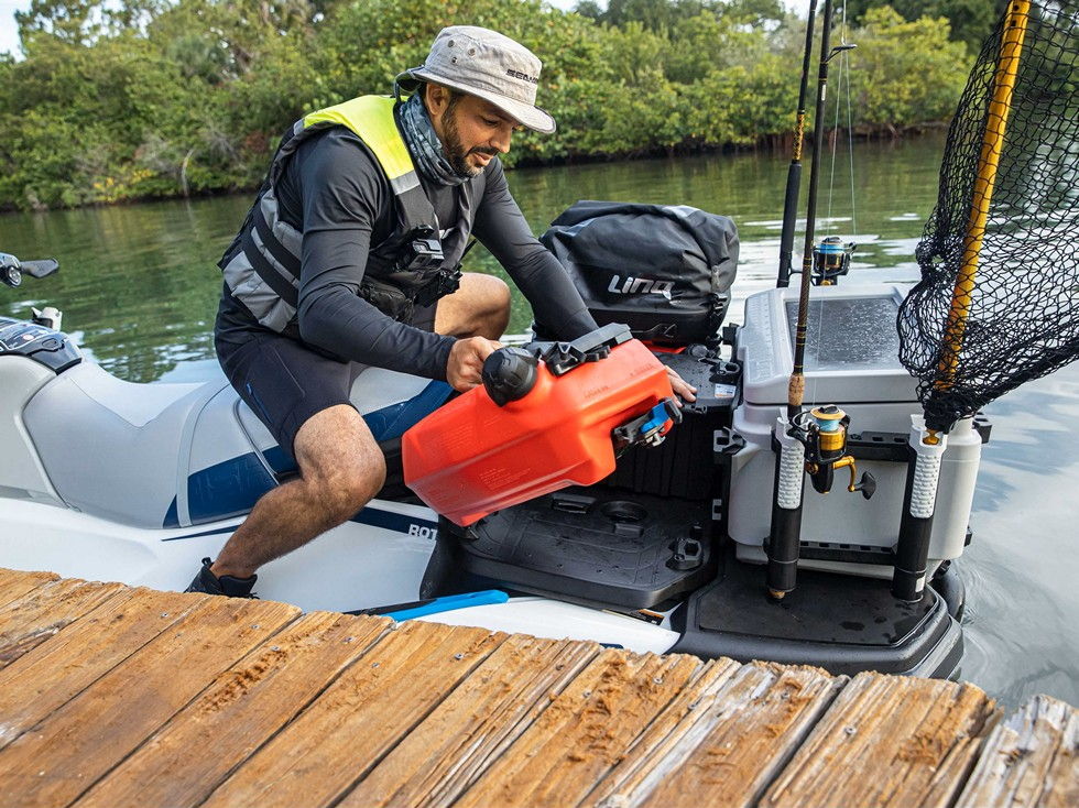 розширена задня платформа гідроциклу Sea-Doo FishPro
