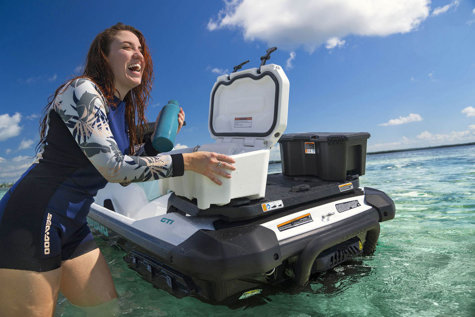 Платформа для стрибків у воду гідроцикла sea-doo gti 130
